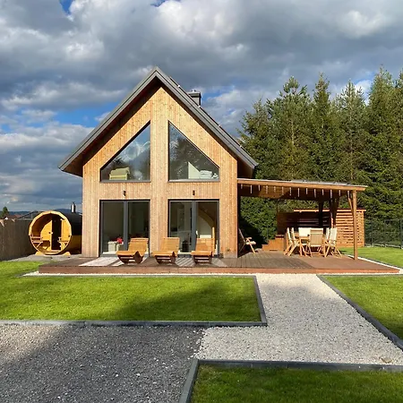 Klimatyczny Z Jacuzzi I Sauna W Gorach Beskidy Aloha Pie 別荘 *